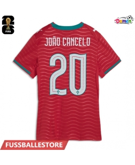 Günstige Portugal Joao Cancelo #20 Heimtrikot Damen WM 2026 Kurzarm